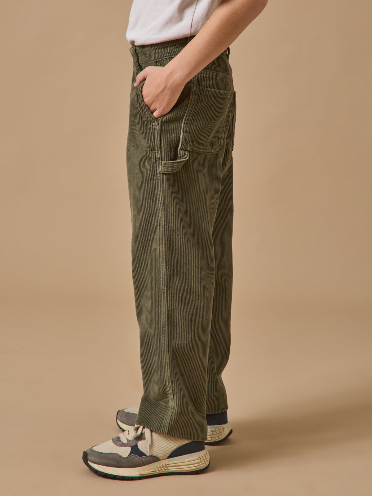 Jungen-Zimmermannshose aus Velours