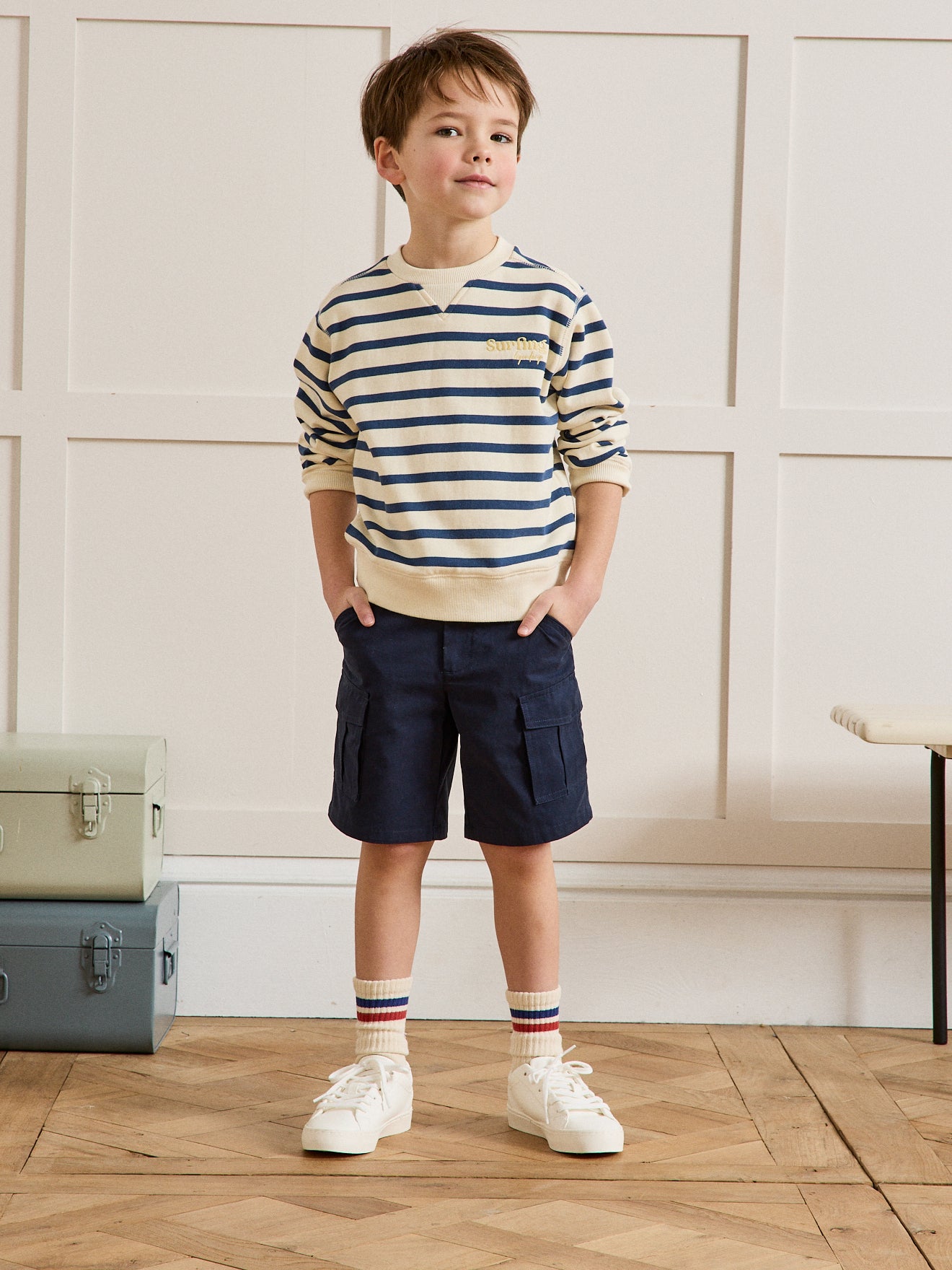 Jungen-Bermudas im Cargo-Look