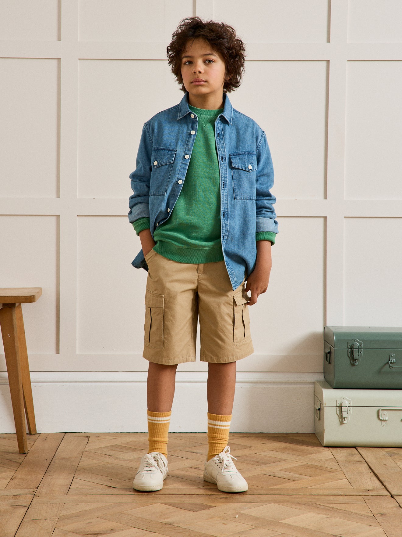 Jungen-Bermudas im Cargo-Look