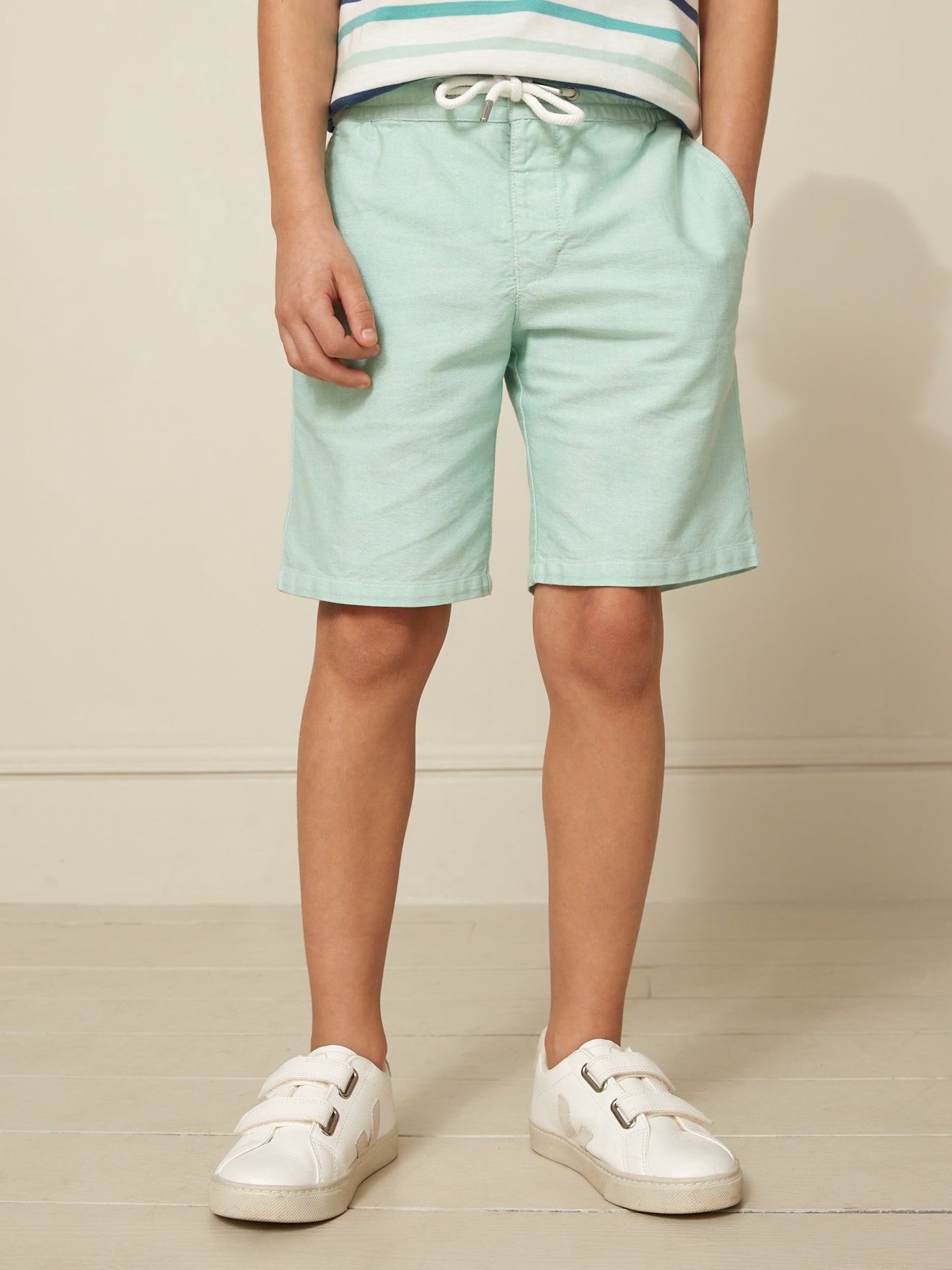 Jungen-Bermudas aus Oxford-Stoff