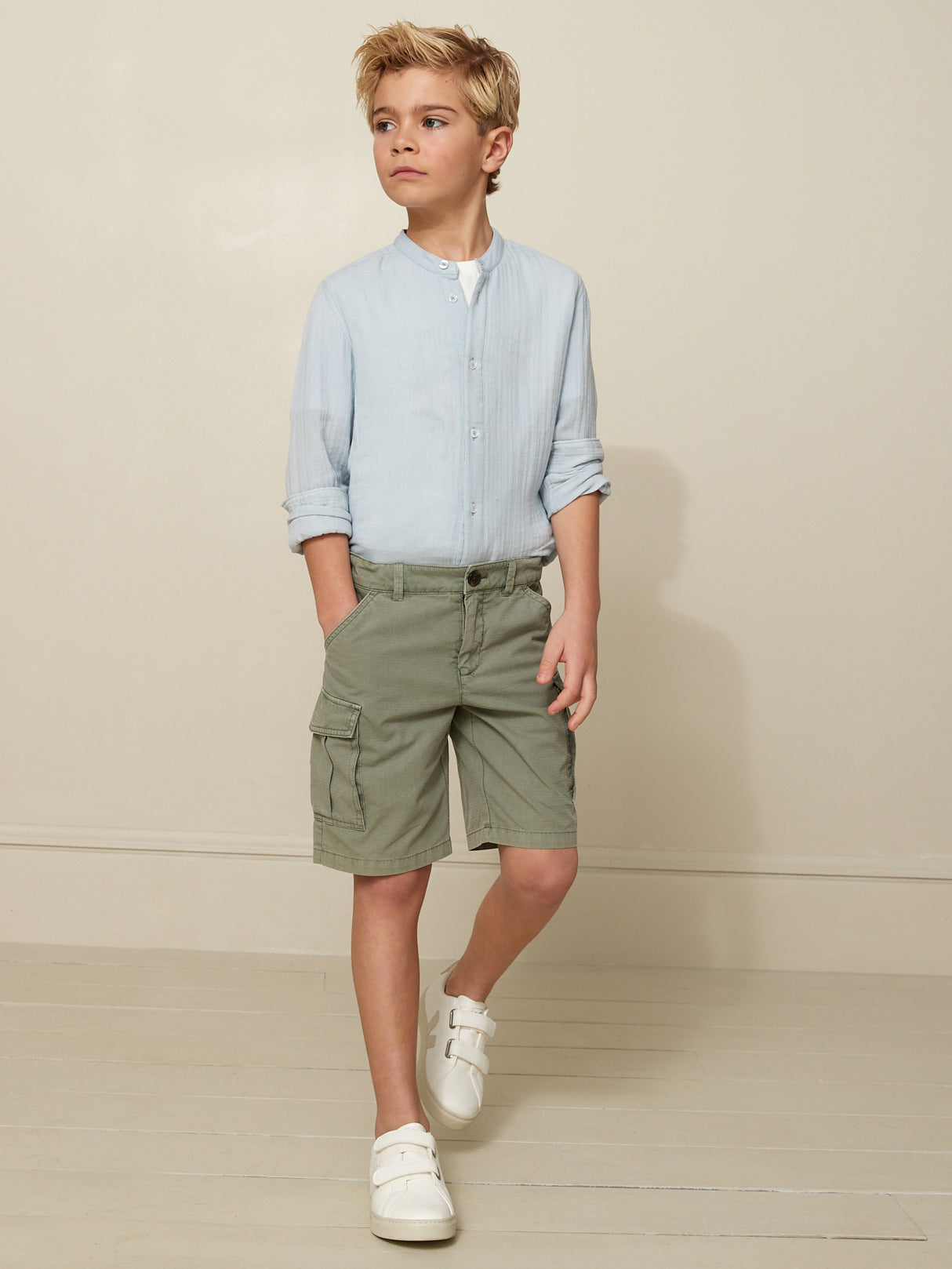 Jungen-Bermudas in Cargo-Optik