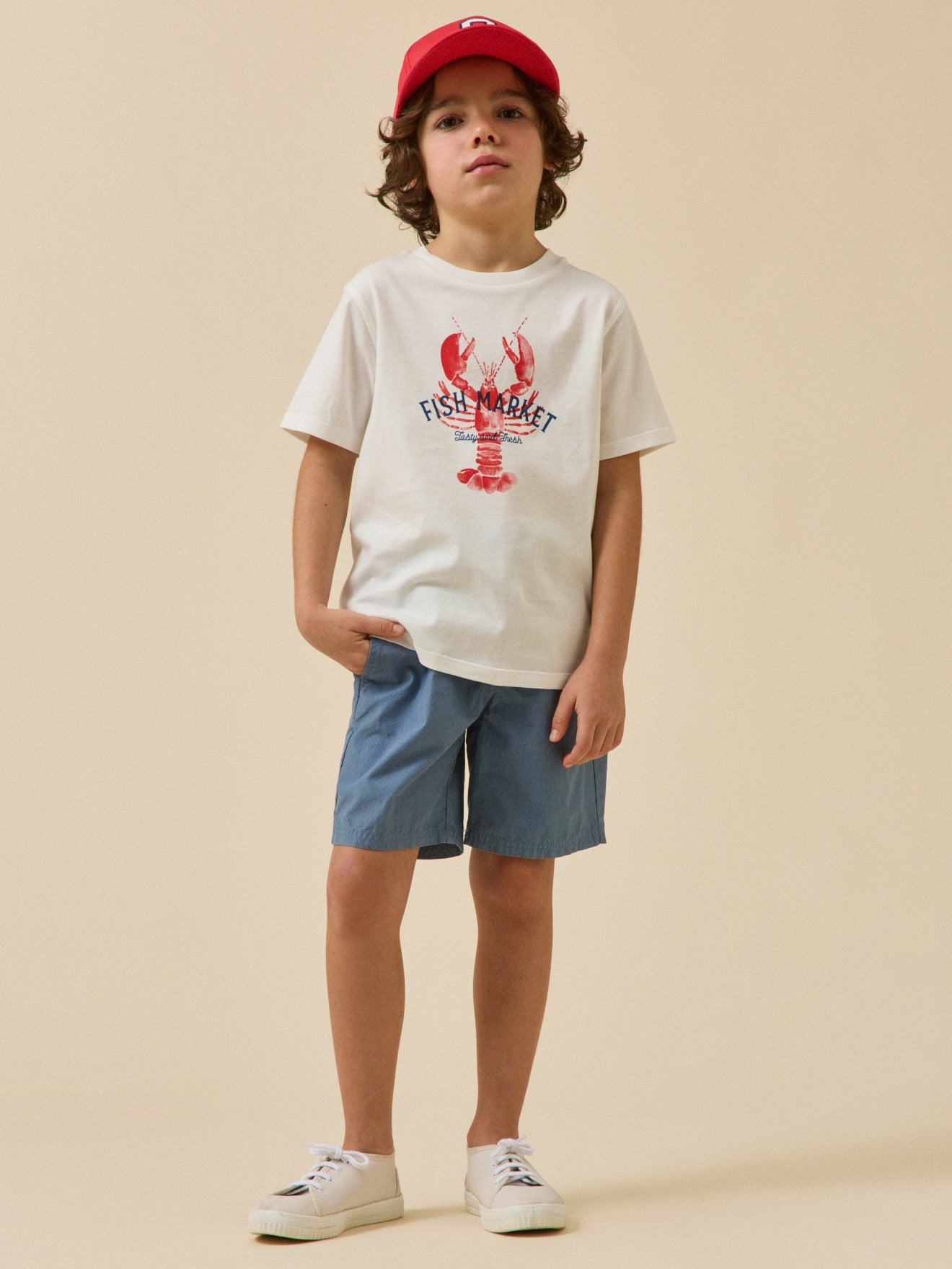Jungen-Bermudas, gestreift