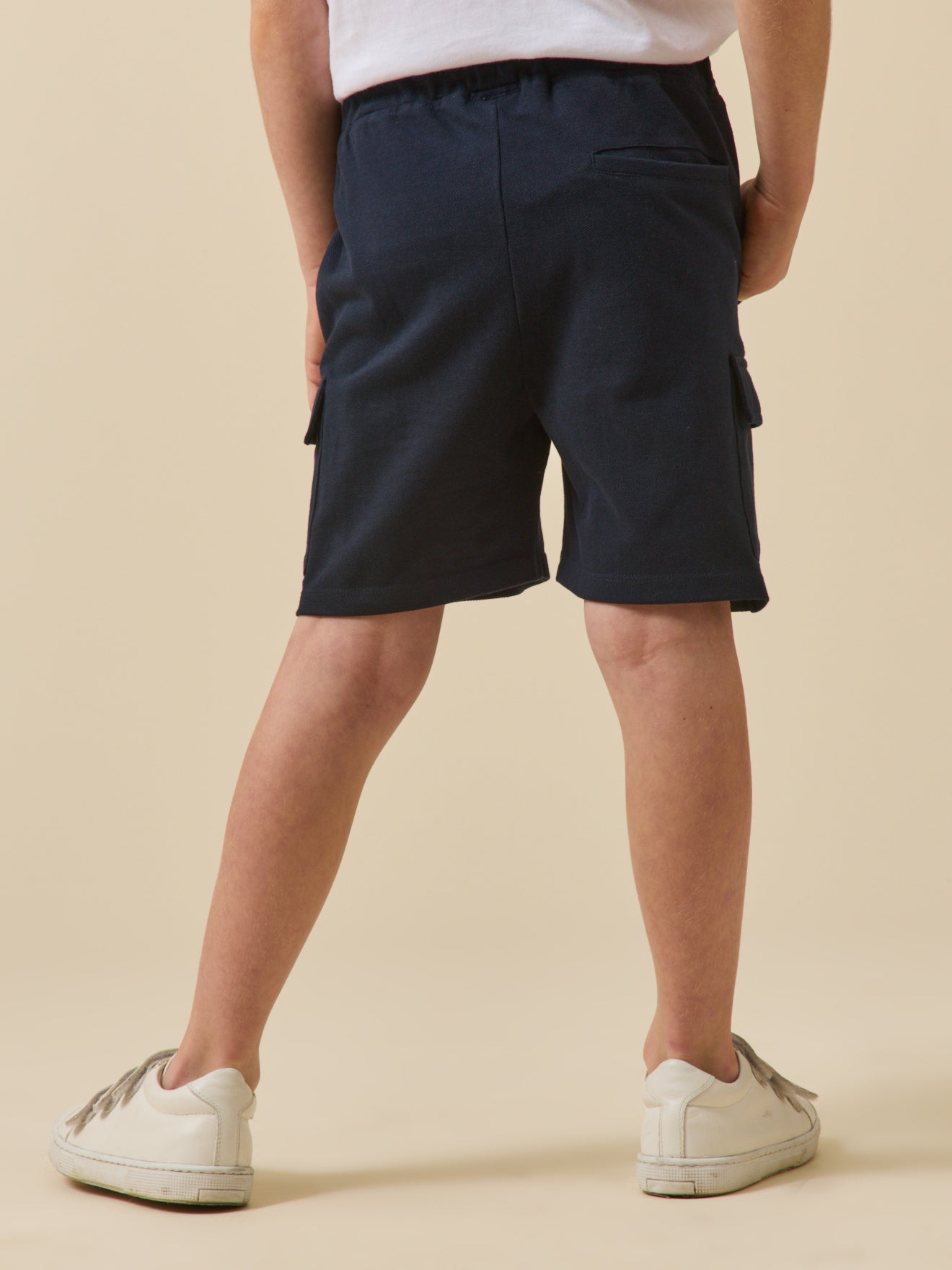 Jungen-Shorts aus Pikeestrick – Bio-Baumwolle