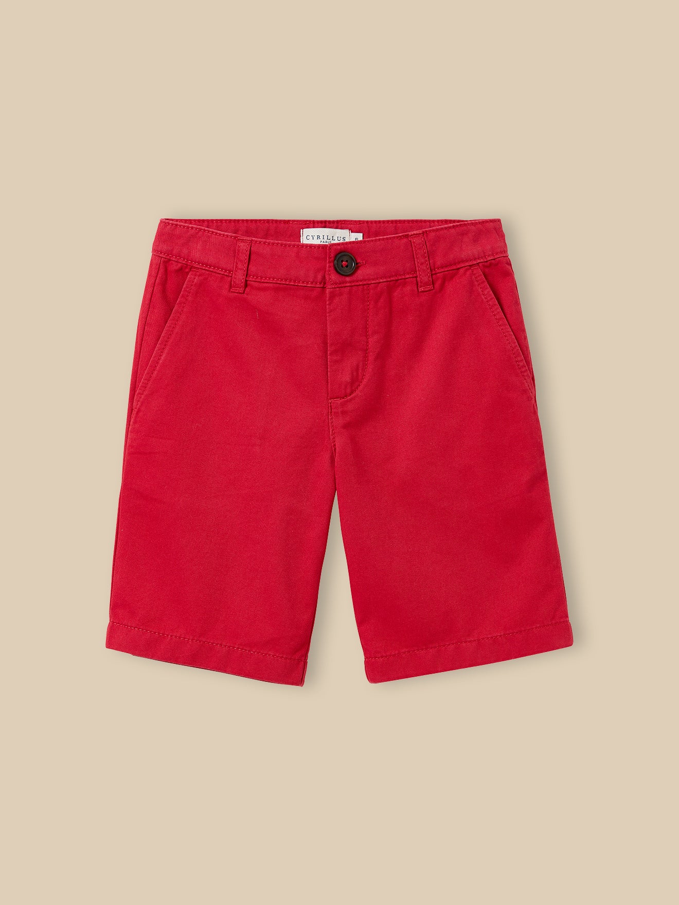 Jungen-Bermudas in Chino-Optik