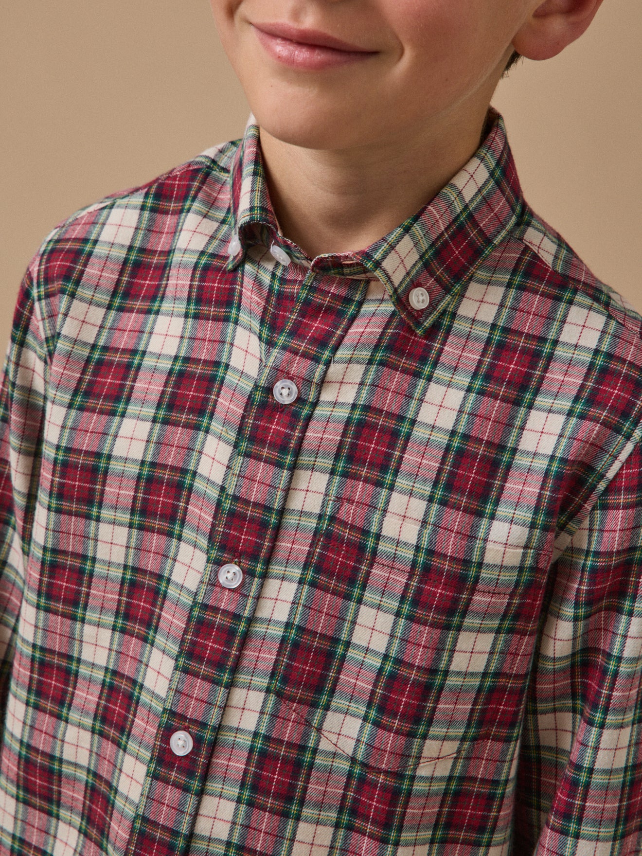 Jungenhemd aus Flanell