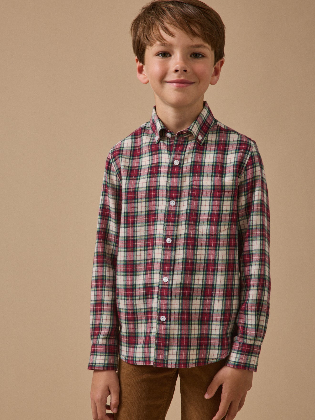 Jungenhemd aus Flanell
