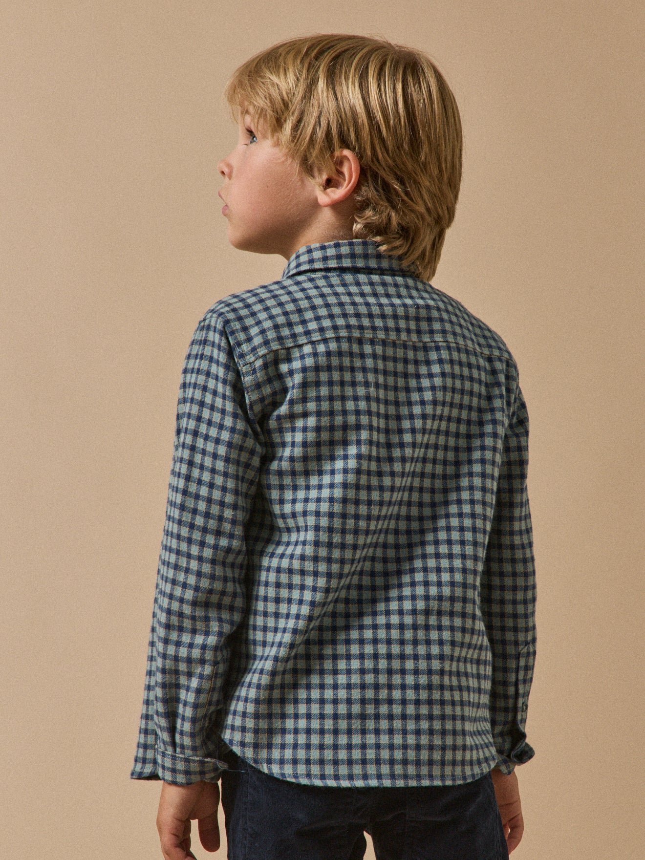 Jungenhemd aus Flanell