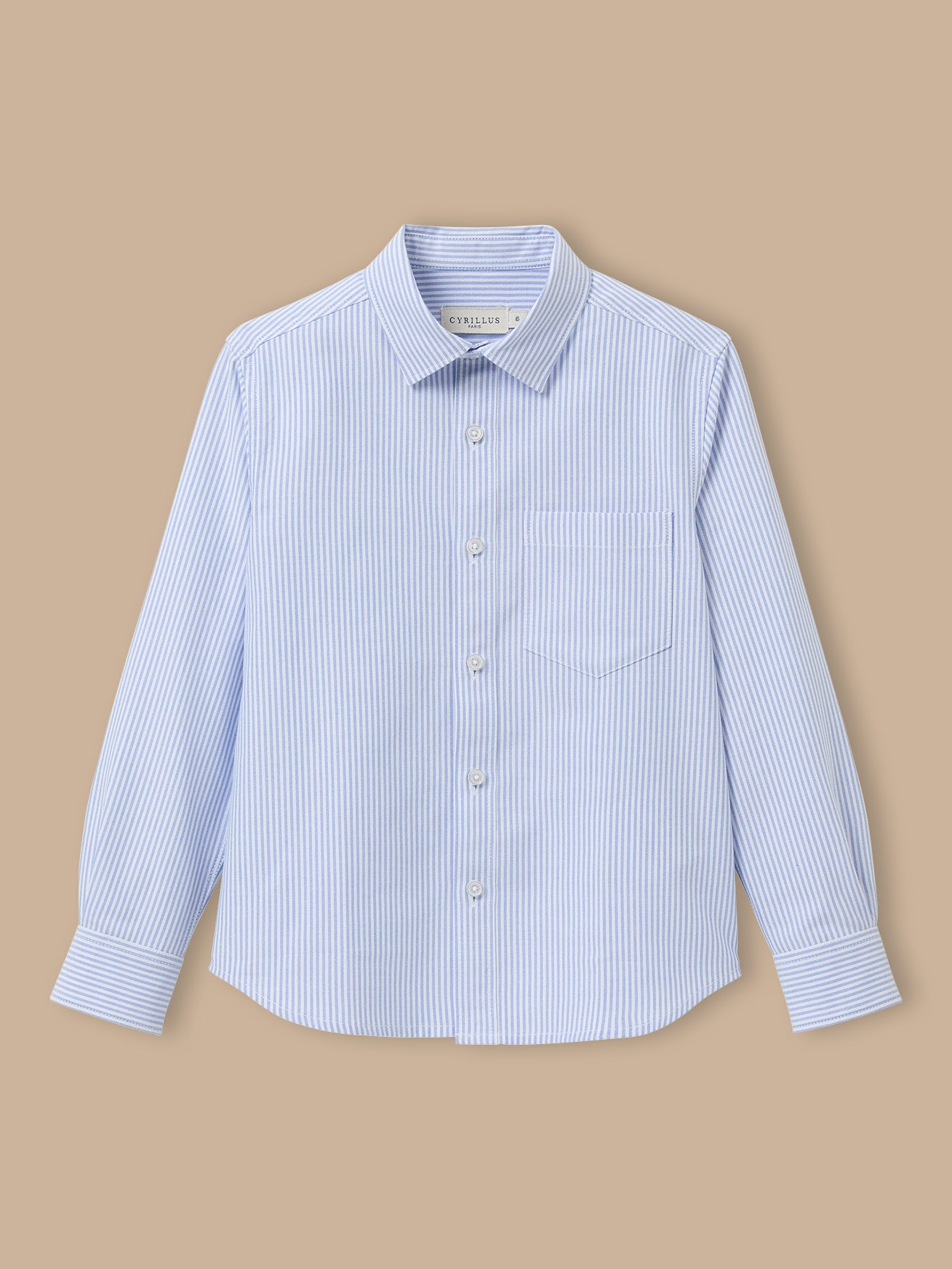 Jungen Oxford-Hemd, gestreift