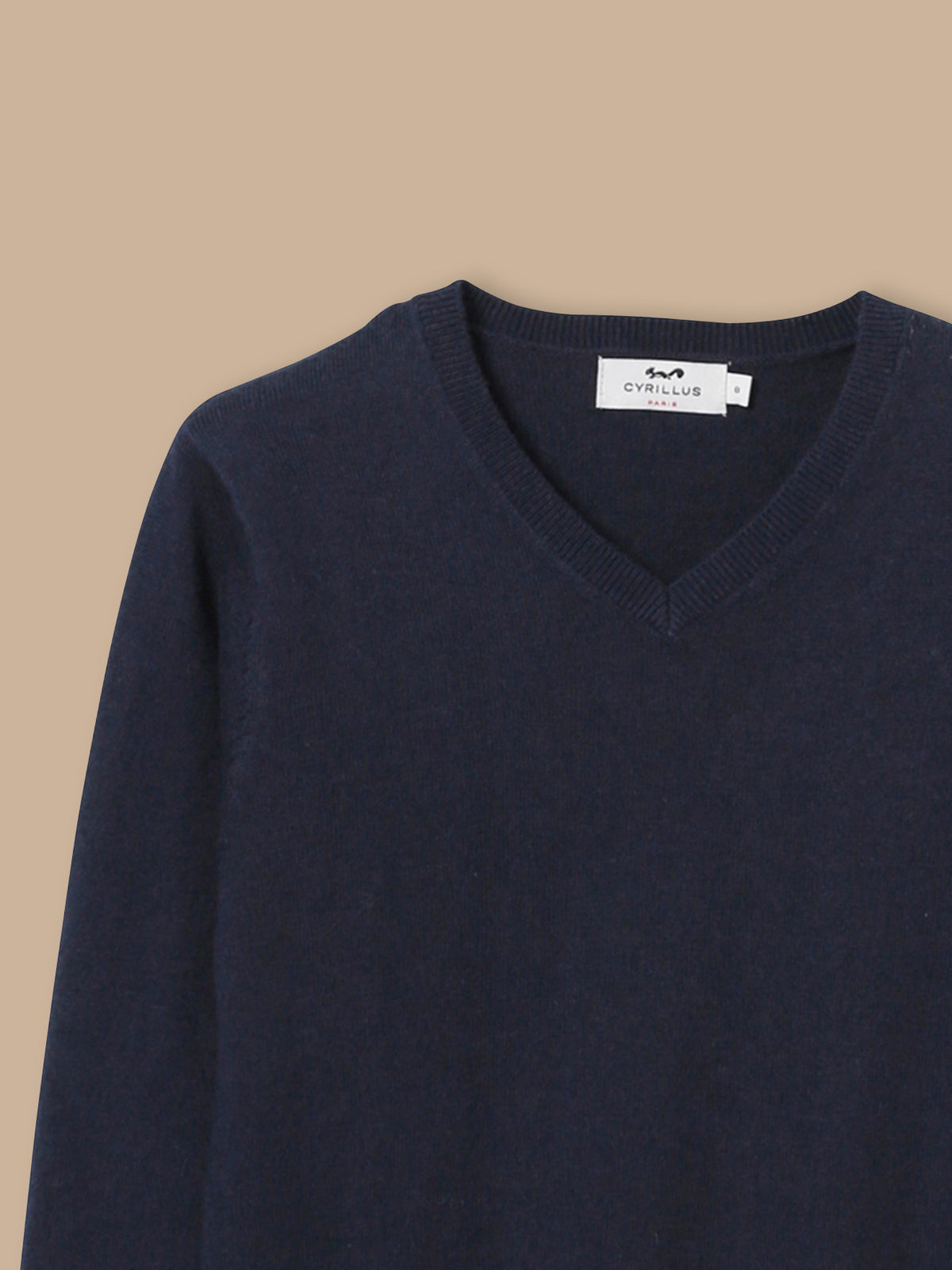 Jungen-Pullover mit V-Ausschnitt