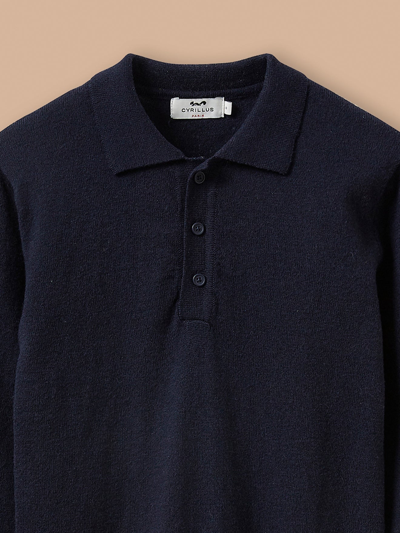 Jungenpullover mit Polokragen