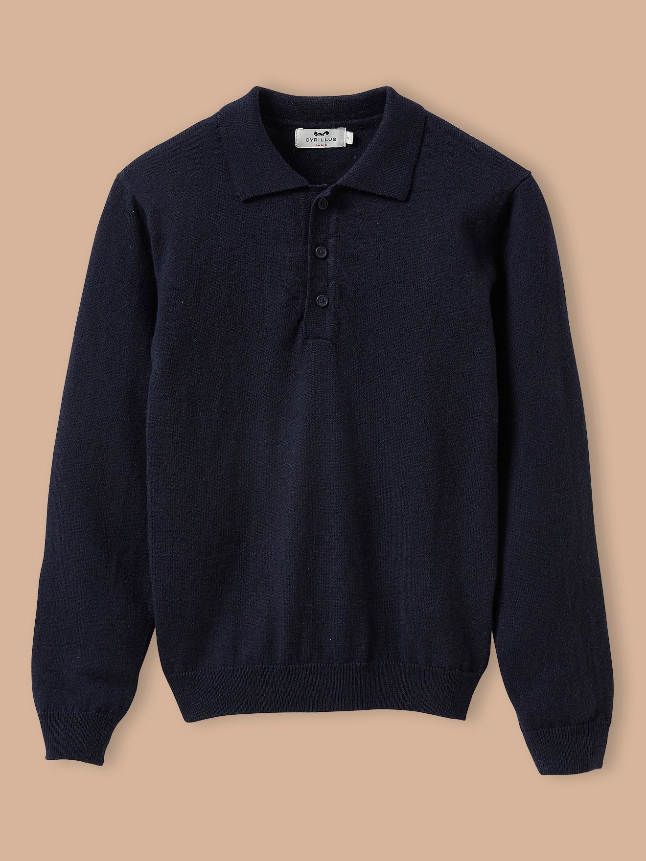 Jungenpullover mit Polokragen