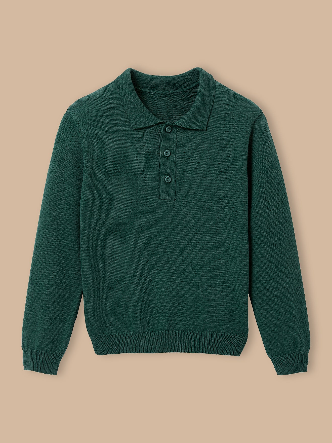 Jungenpullover mit Polokragen