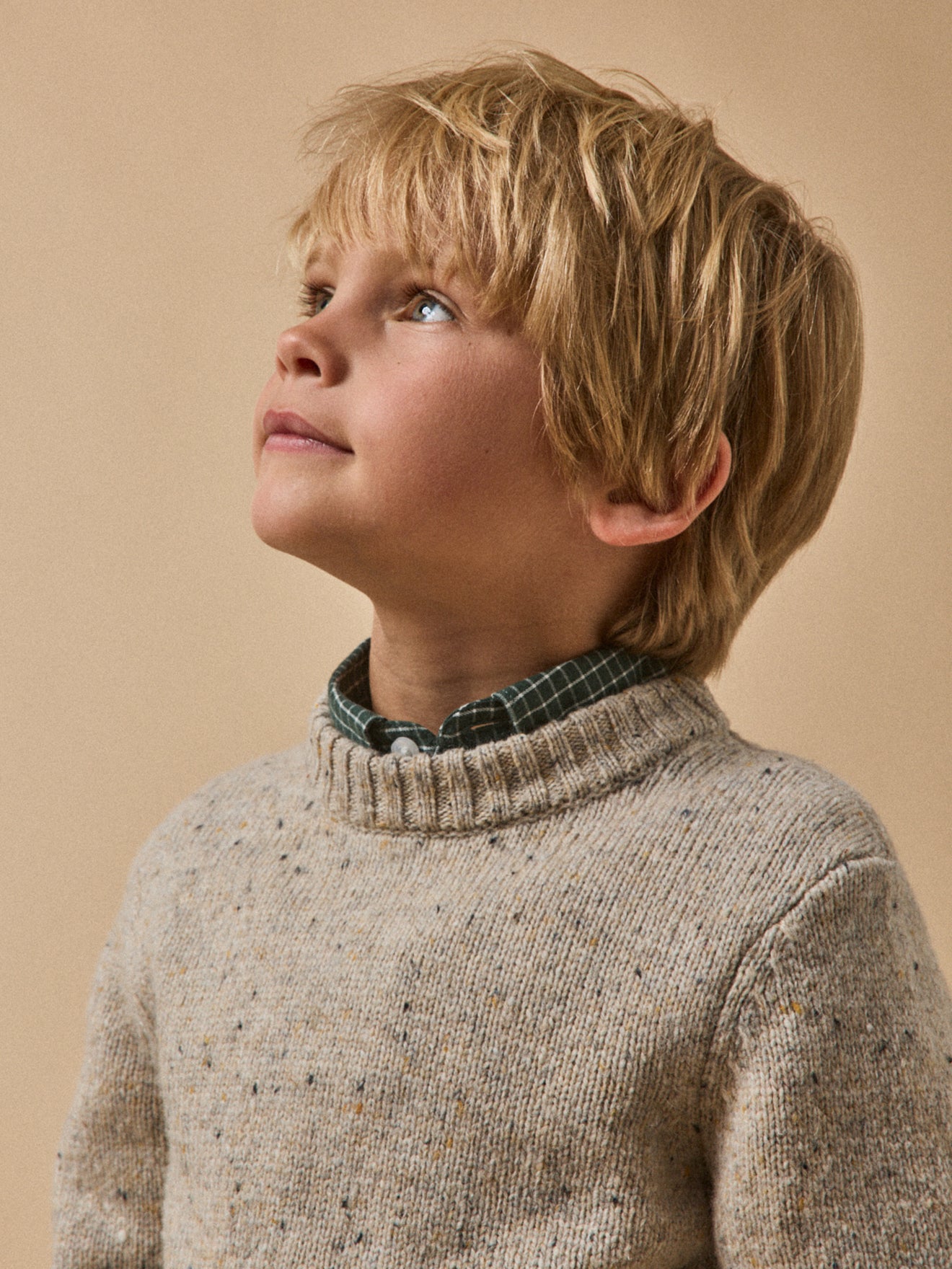 Jungenpullover aus Merino-Wolle
