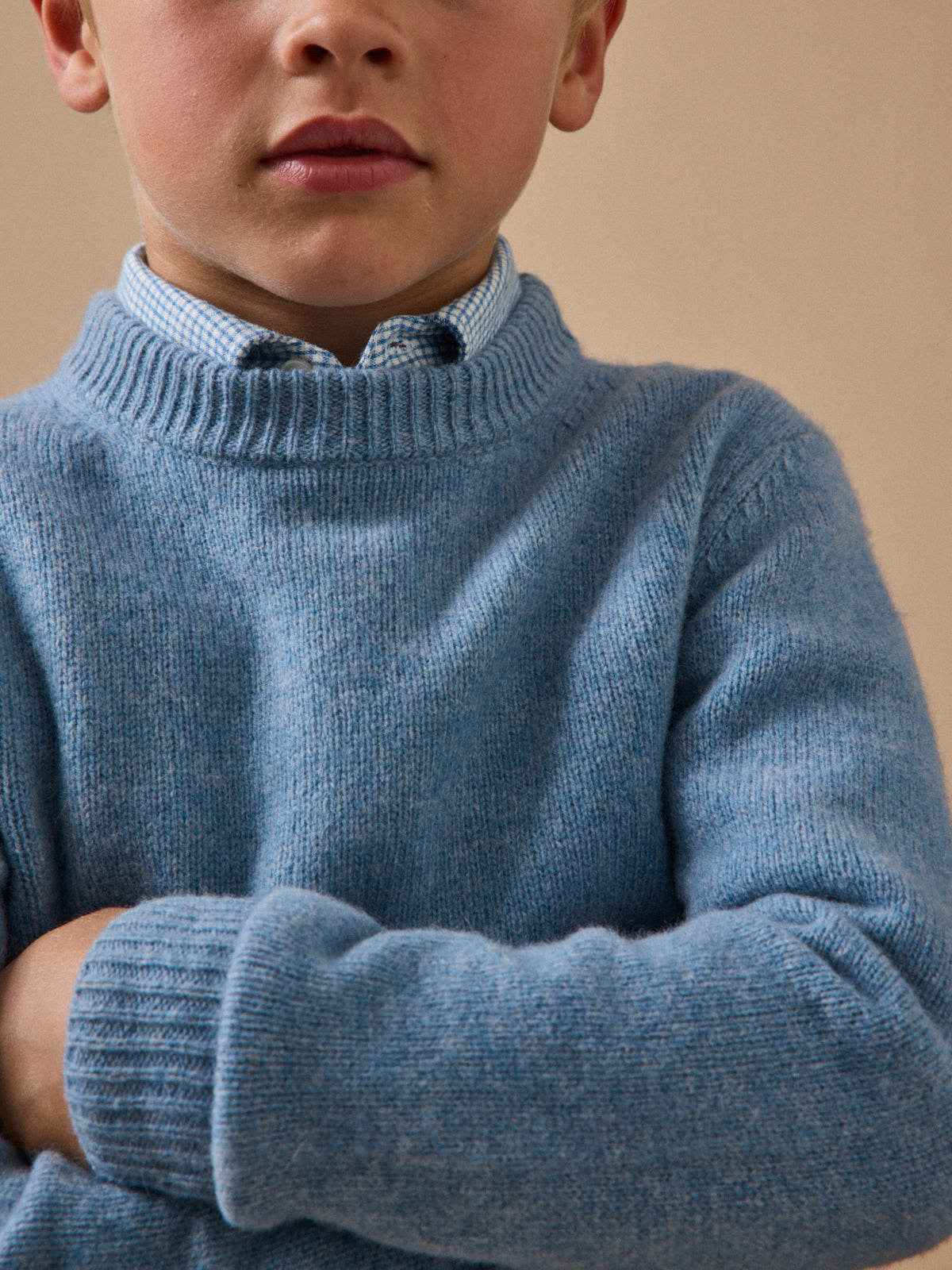Jungenpullover aus Merino-Wolle