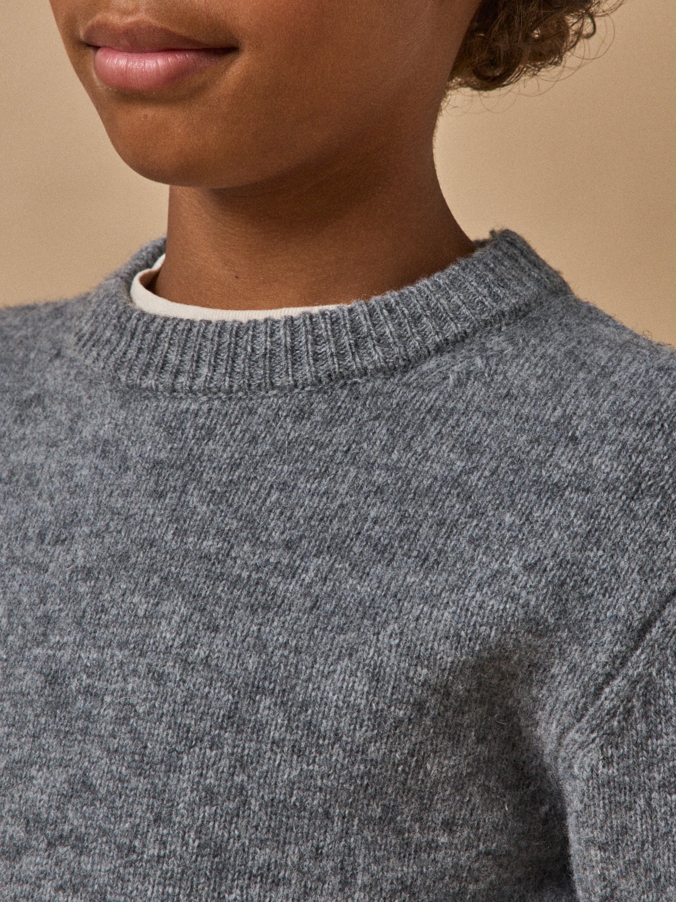 Jungenpullover aus Merino-Wolle