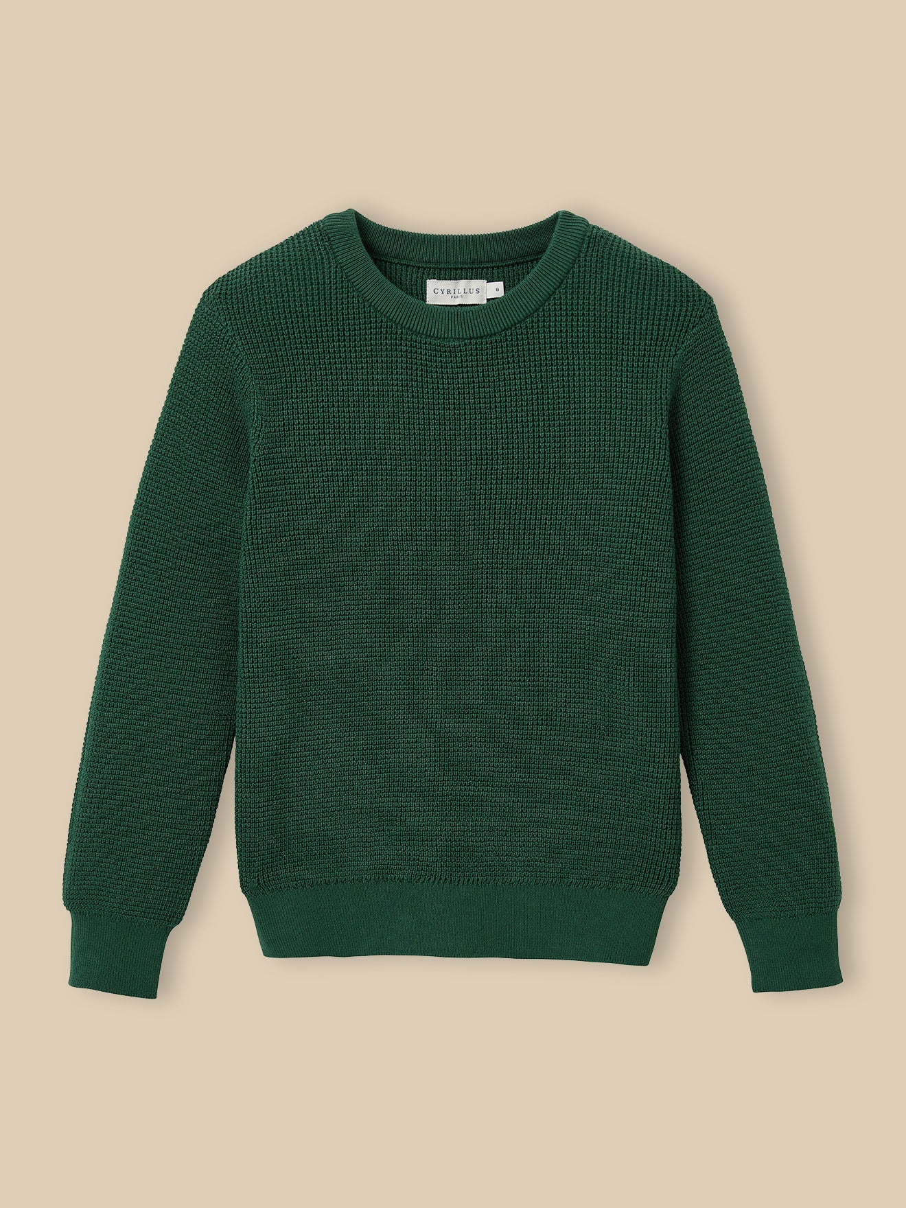 Jungenpullover mit Strickmuster