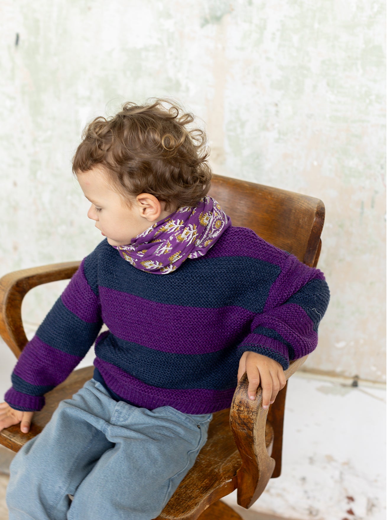 PULL Pull RAYURE VIOLETTE