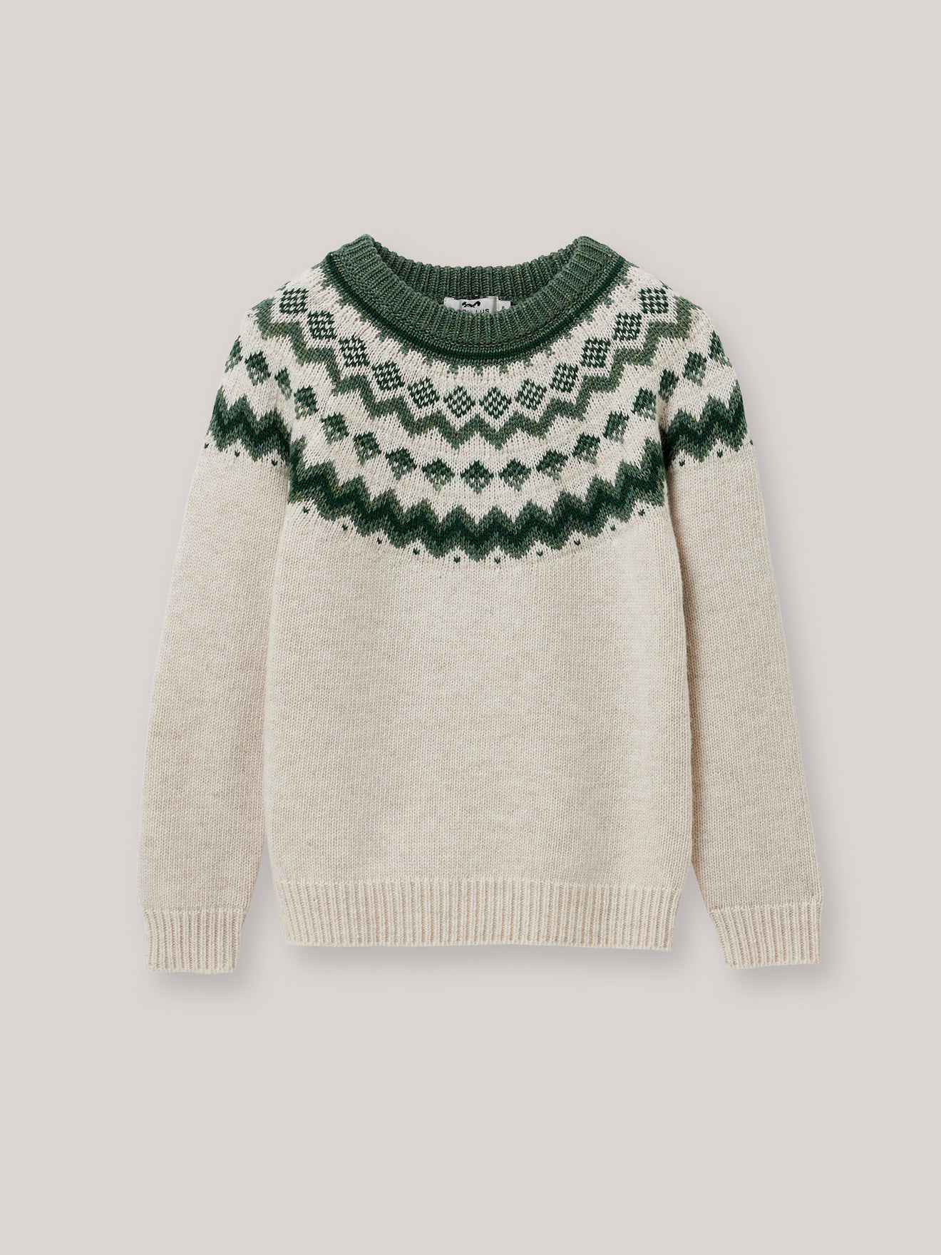 Jungenpullover mit Jacquard-Muster, Family Kollektion