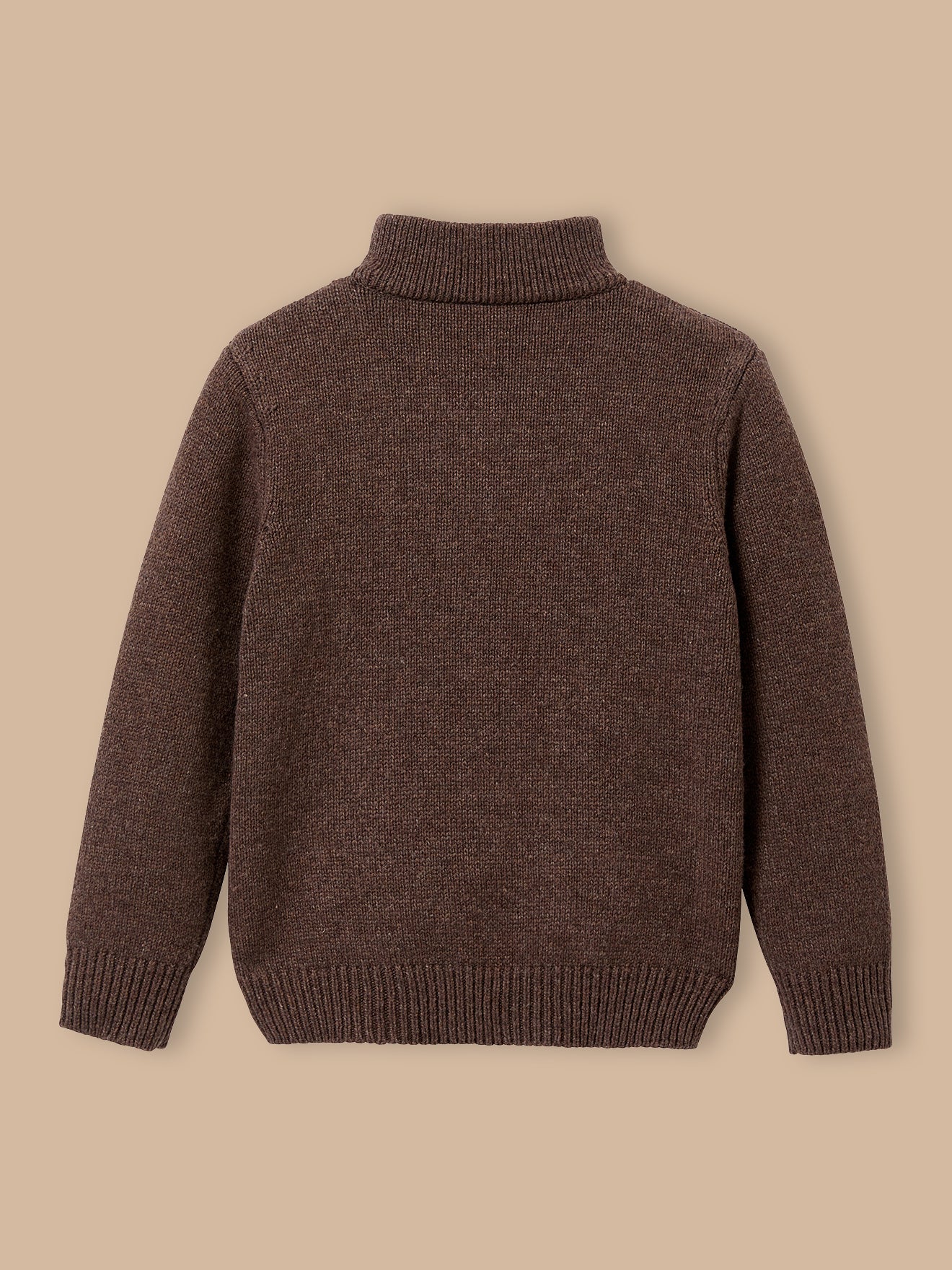 Jungenpullover mit Troyerkragen