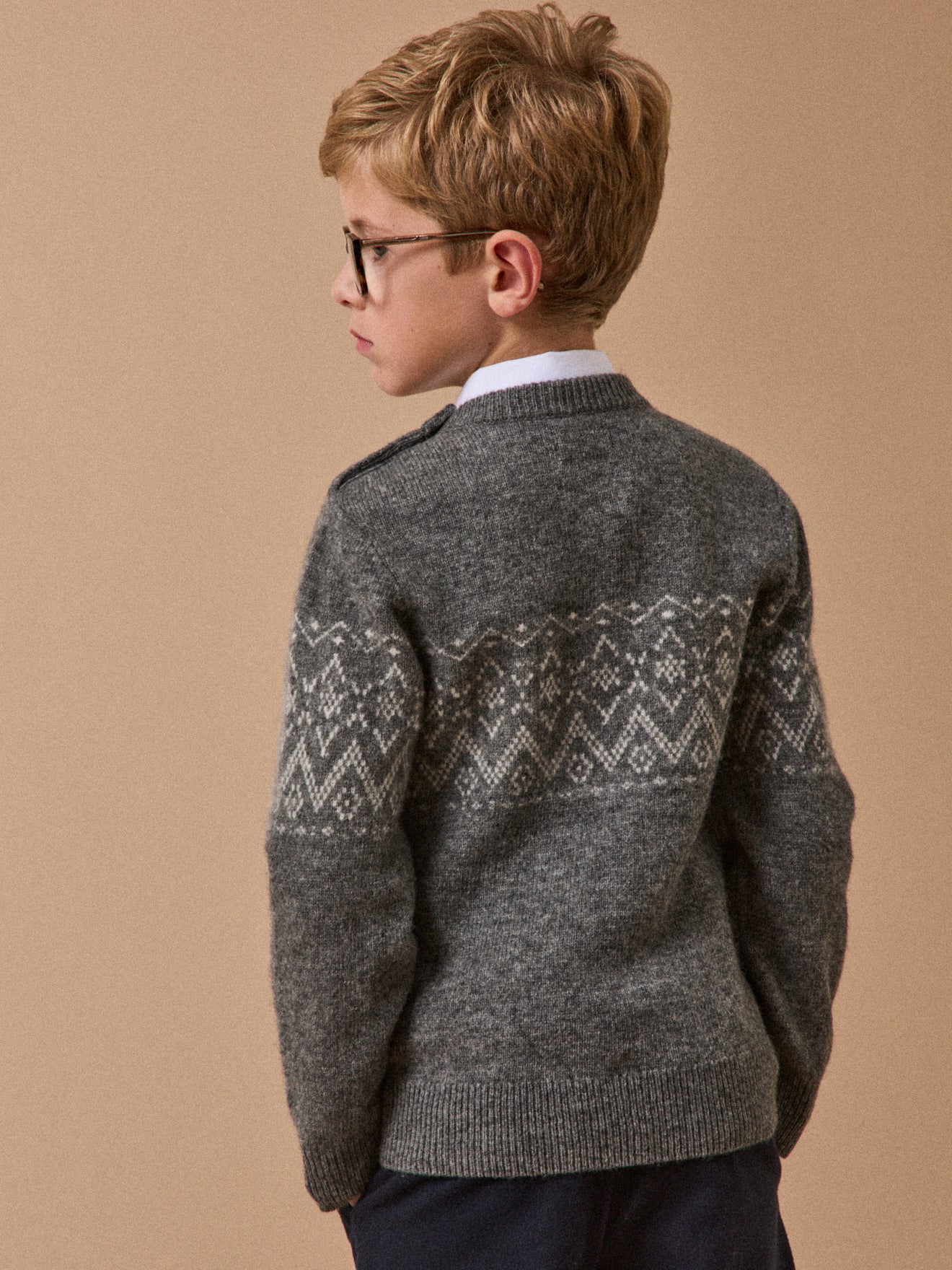 Jungenpullover aus Lambswool