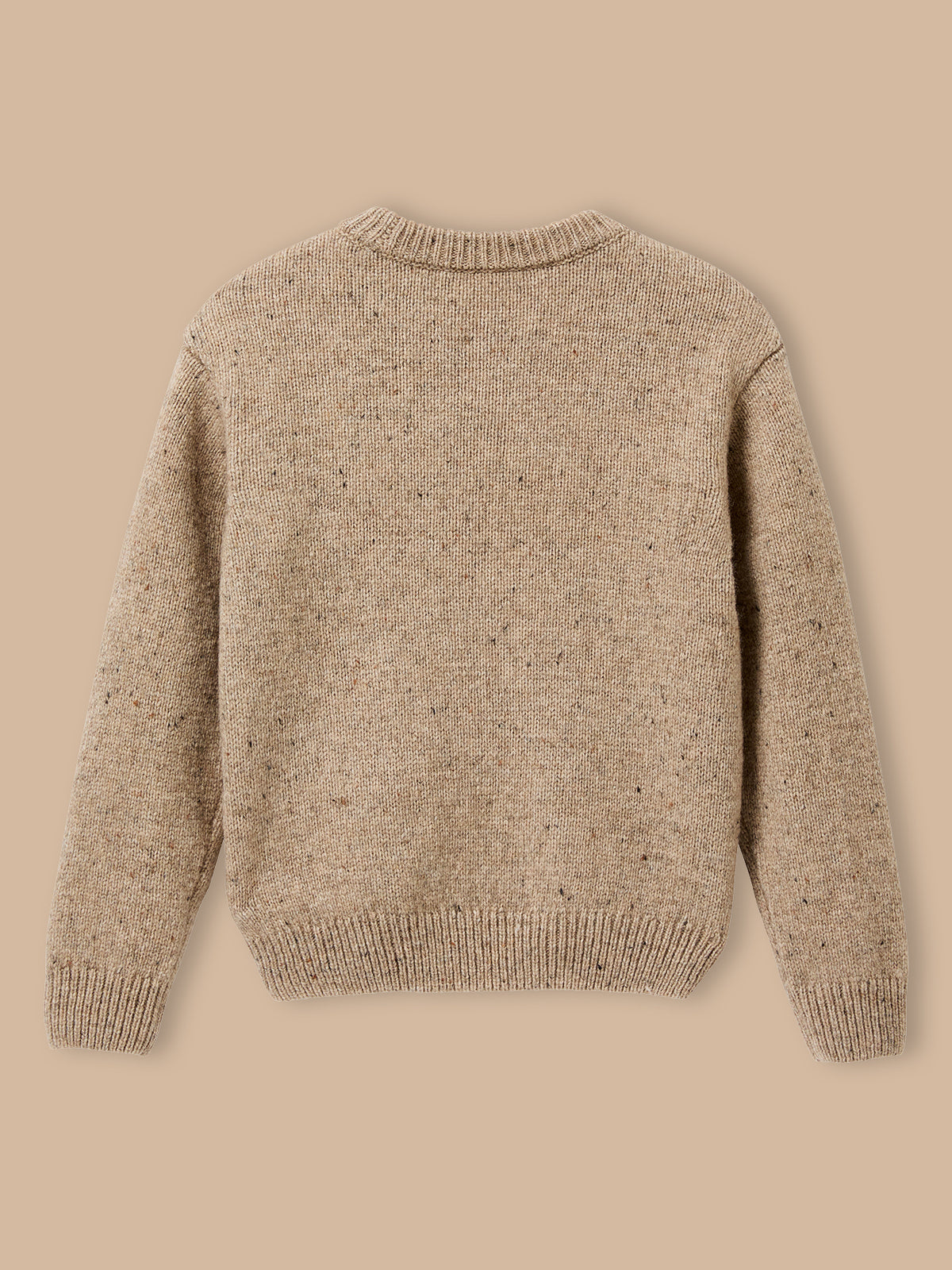 Jungen Jacquard-Pullover mit Wolle