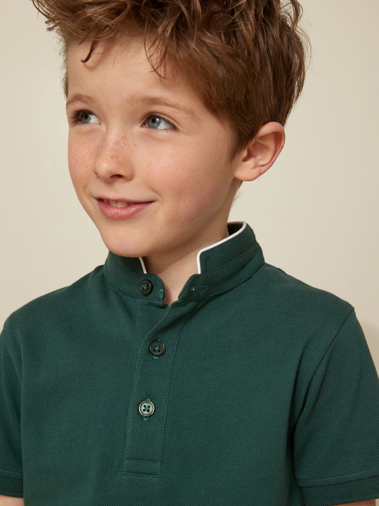 Jungen-Poloshirt – Bio-Baumwolle