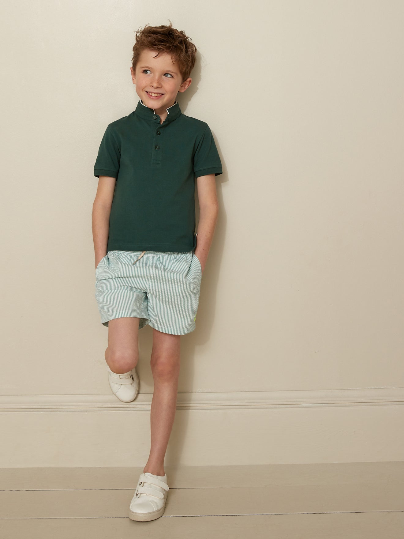Jungen-Poloshirt – Bio-Baumwolle