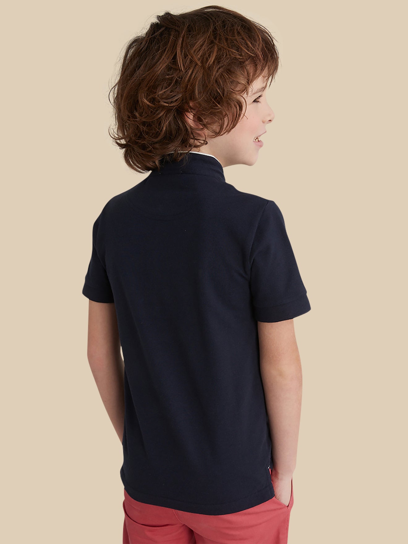 Jungen-Poloshirt – Bio-Baumwolle