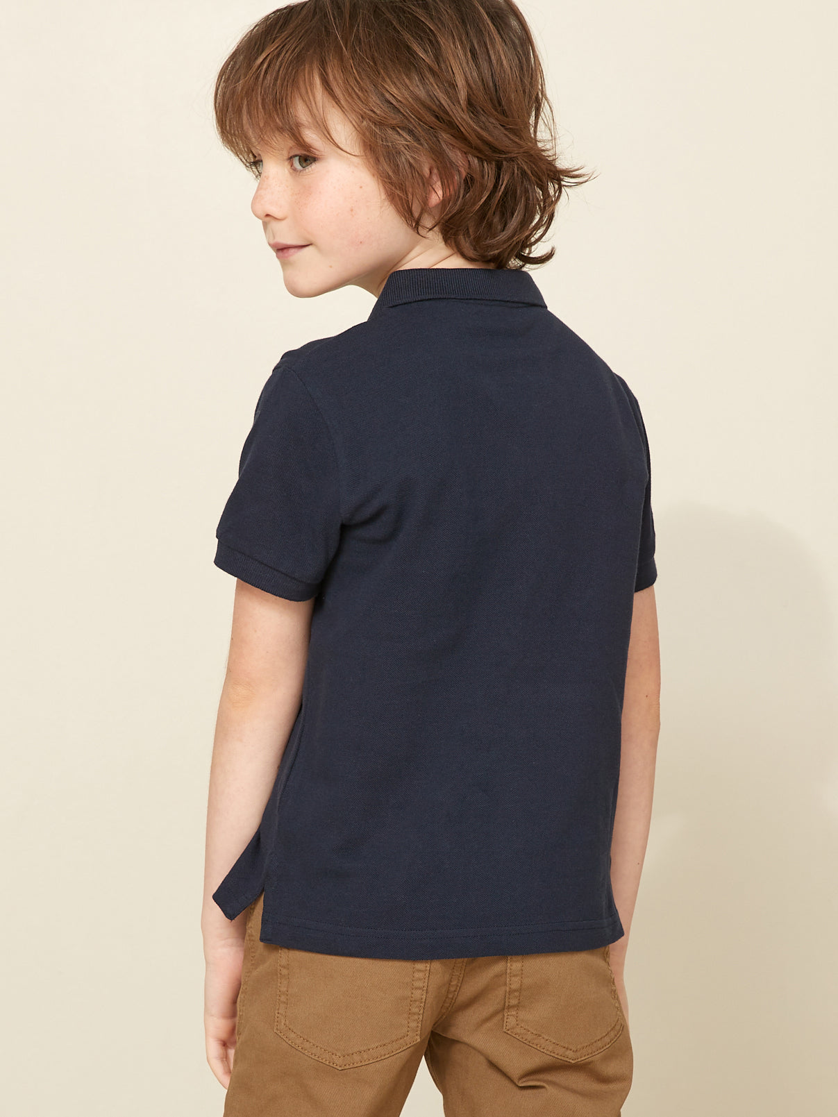 Jungen-Poloshirt – Bio-Baumwolle