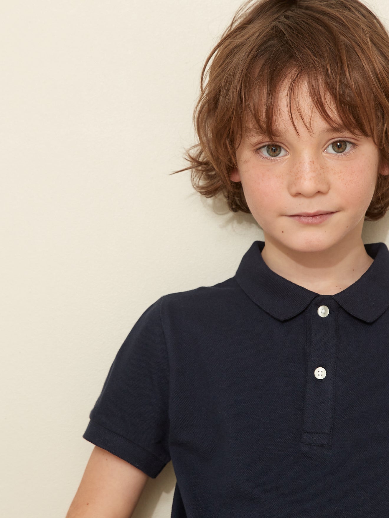 Jungen-Poloshirt – Bio-Baumwolle