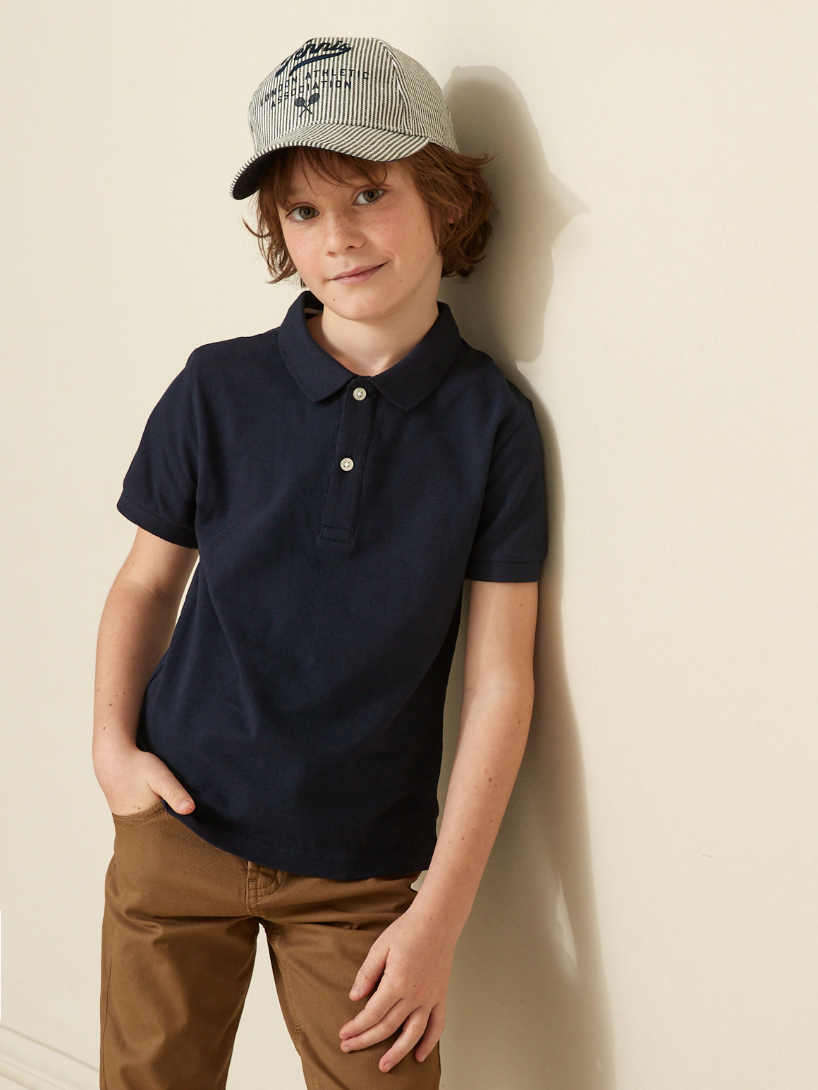 Jungen-Poloshirt – Bio-Baumwolle