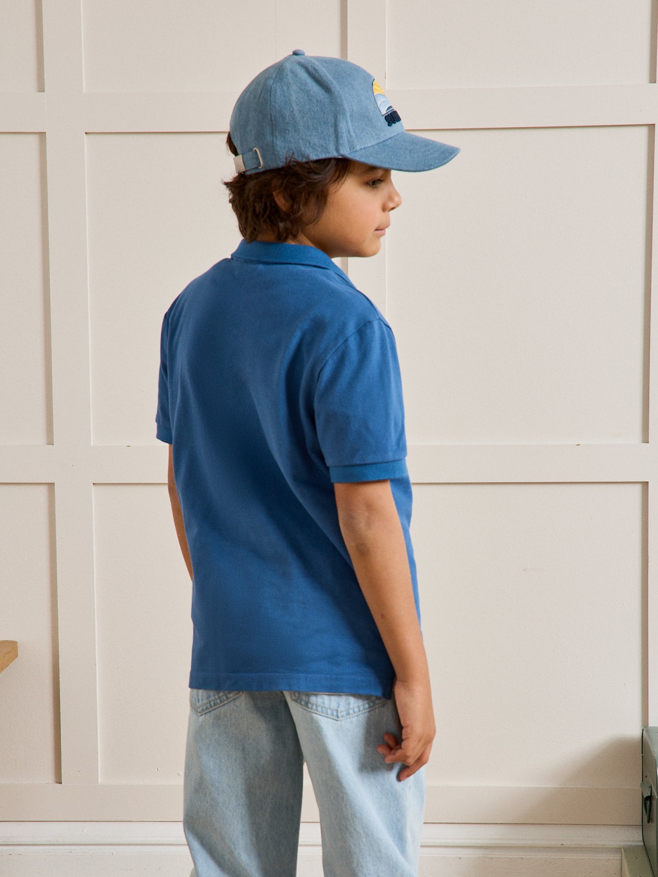 Jungen-Poloshirt – Bio-Baumwolle