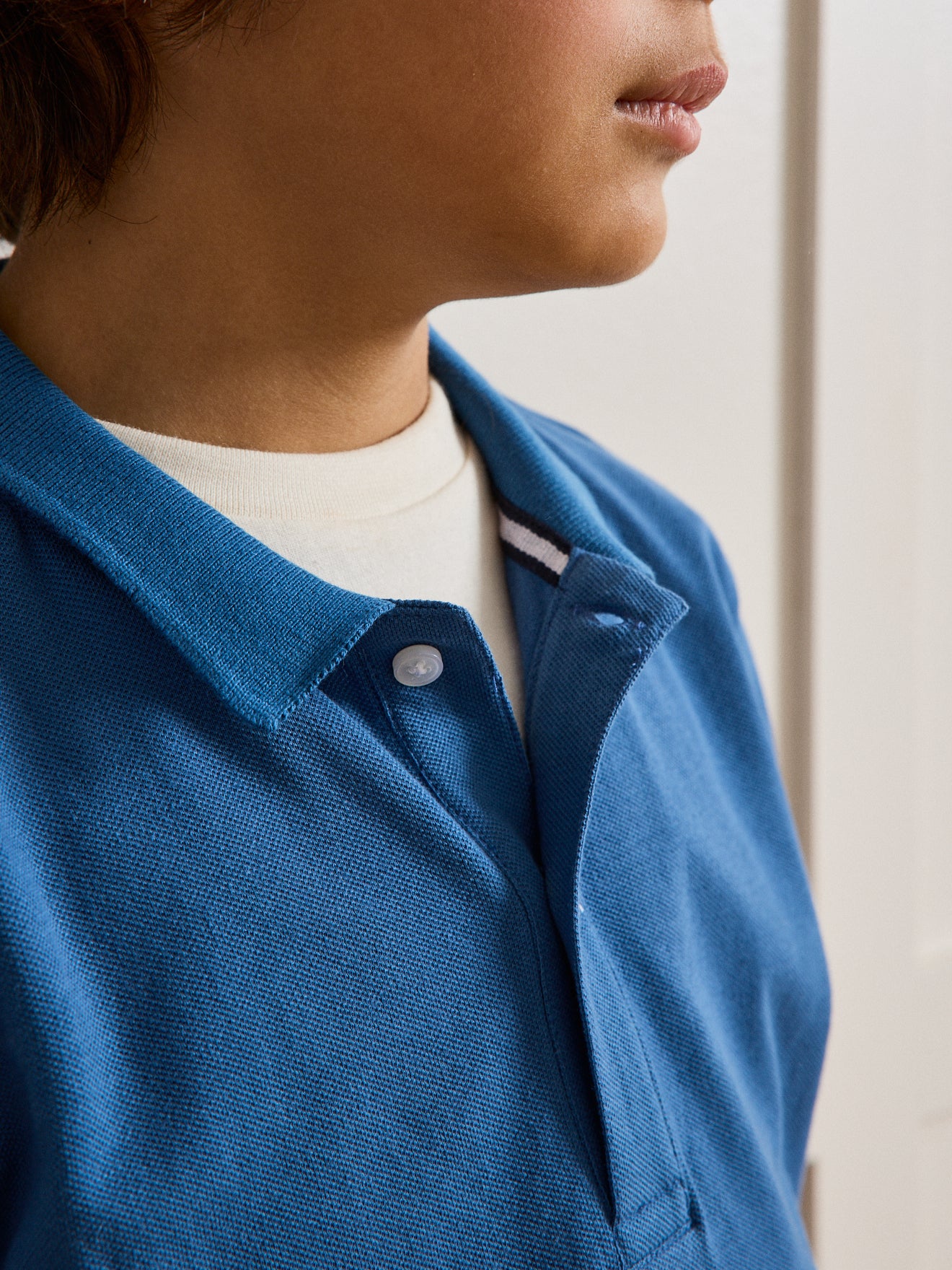 Jungen-Poloshirt – Bio-Baumwolle