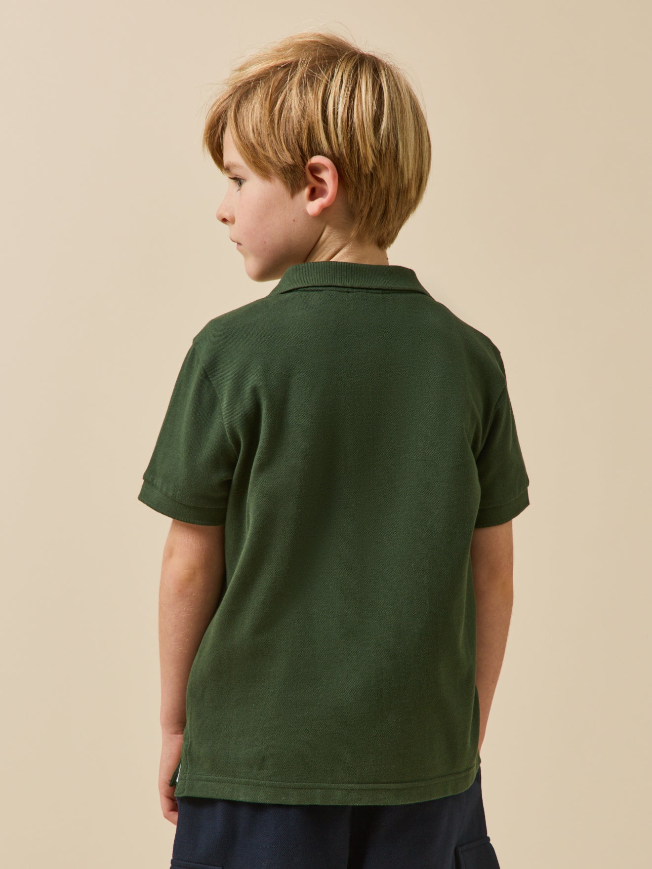 Jungen-Poloshirt – Bio-Baumwolle