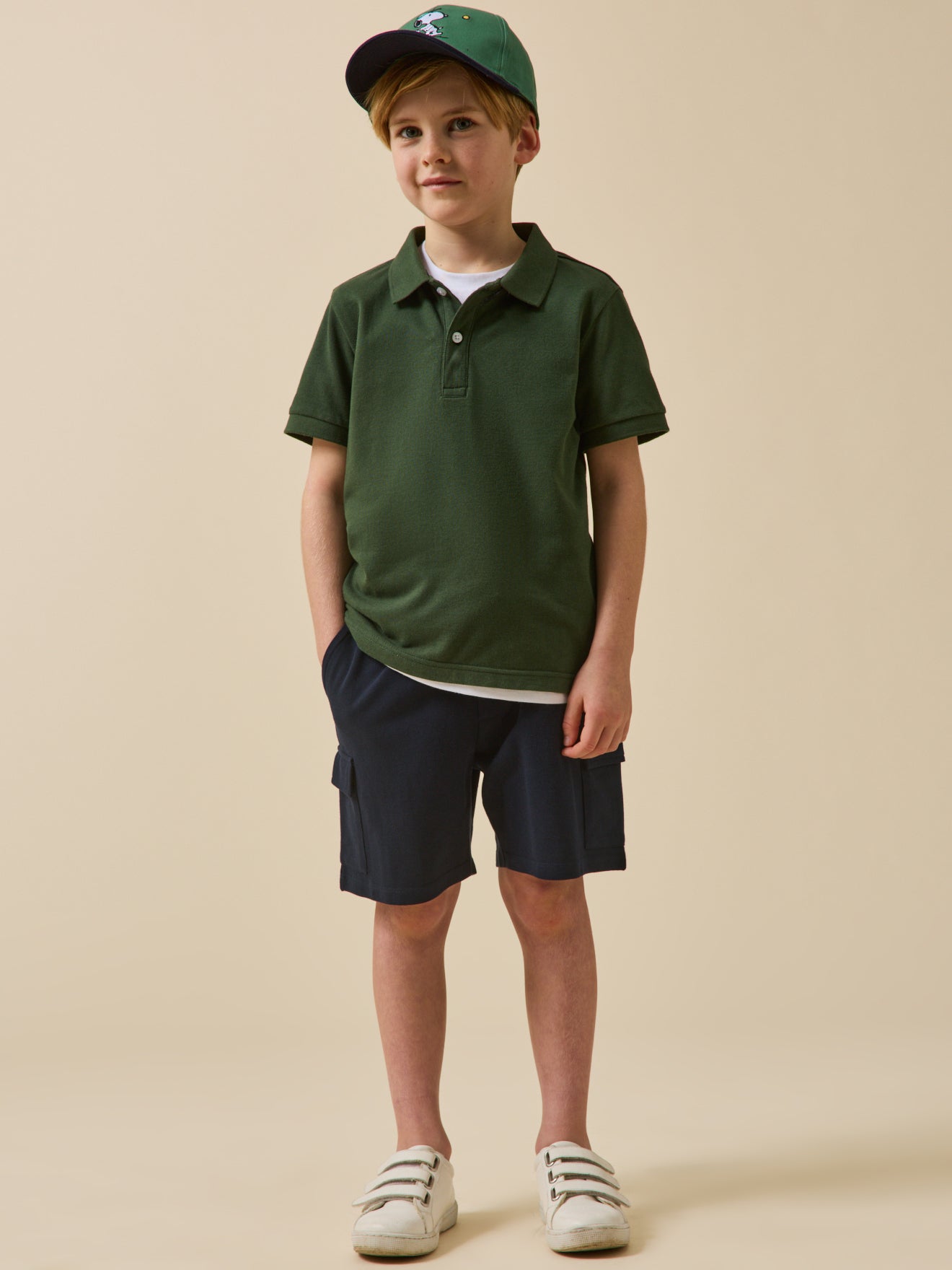 Jungen-Poloshirt – Bio-Baumwolle