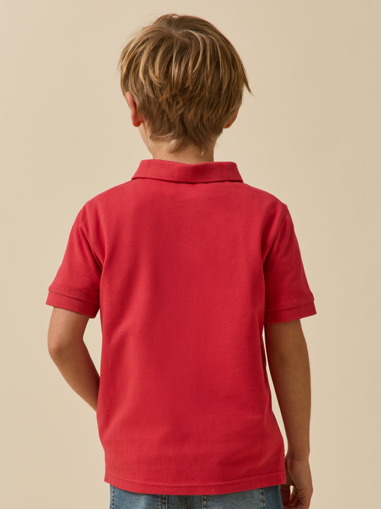 Jungen-Poloshirt – Bio-Baumwolle