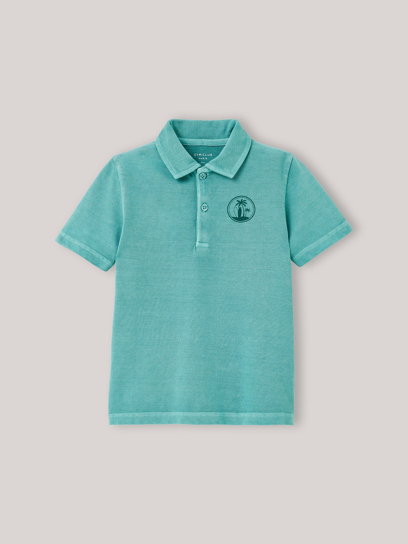 Jungen-Poloshirt aus Pikeestrick – Bio-Baumwolle