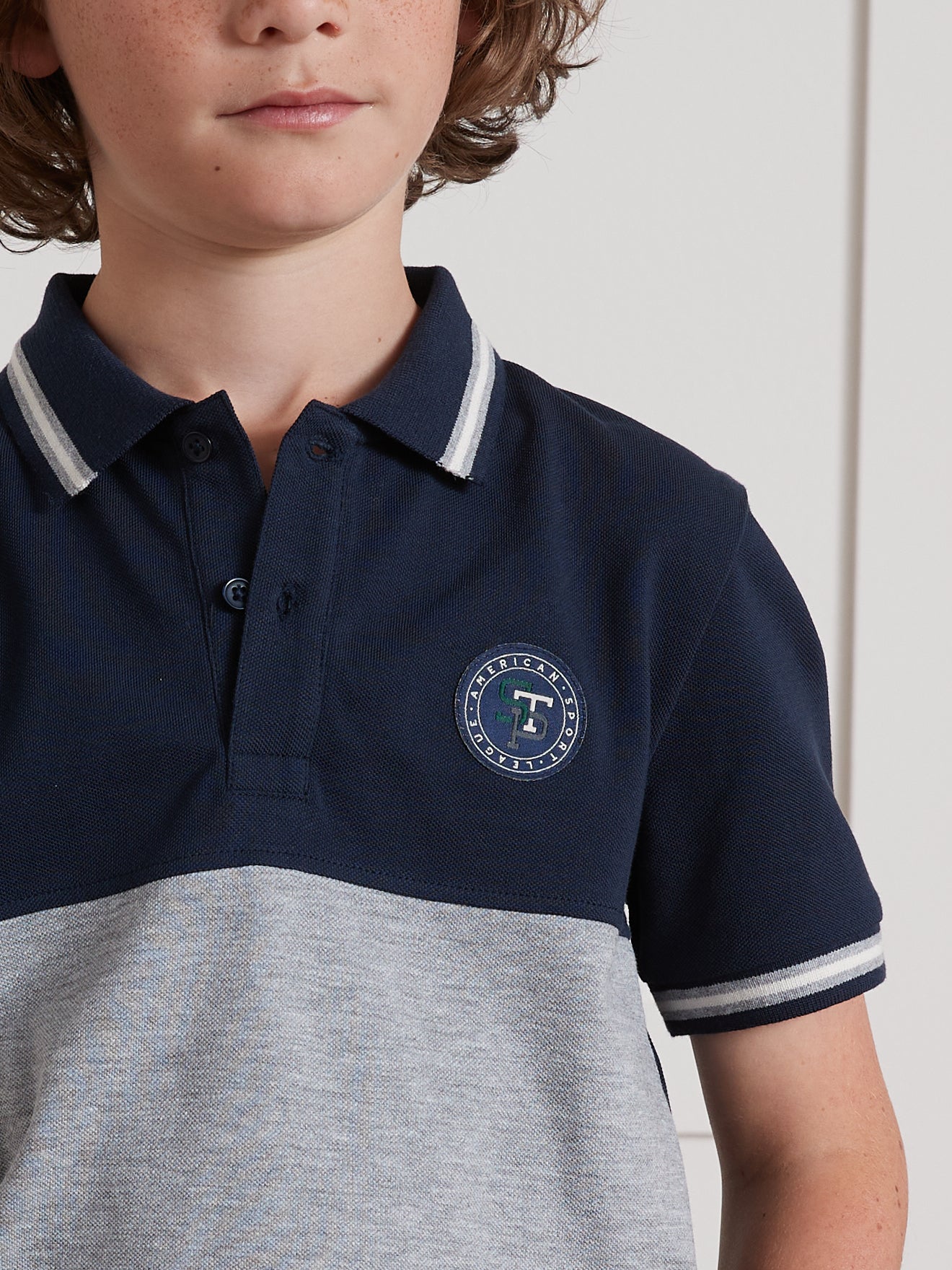 Jungen-Poloshirt aus Pikeestrick – Bio-Baumwolle