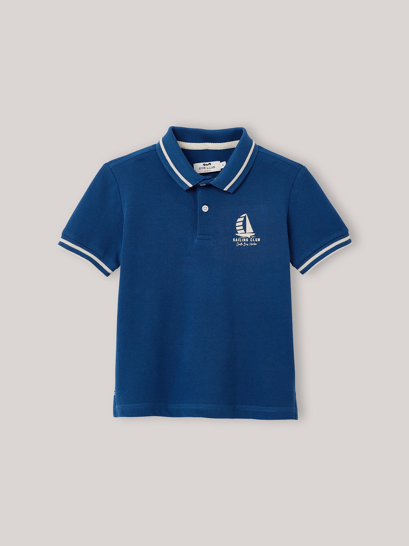 Jungen-Poloshirt aus Pikeestrick – Bio-Baumwolle