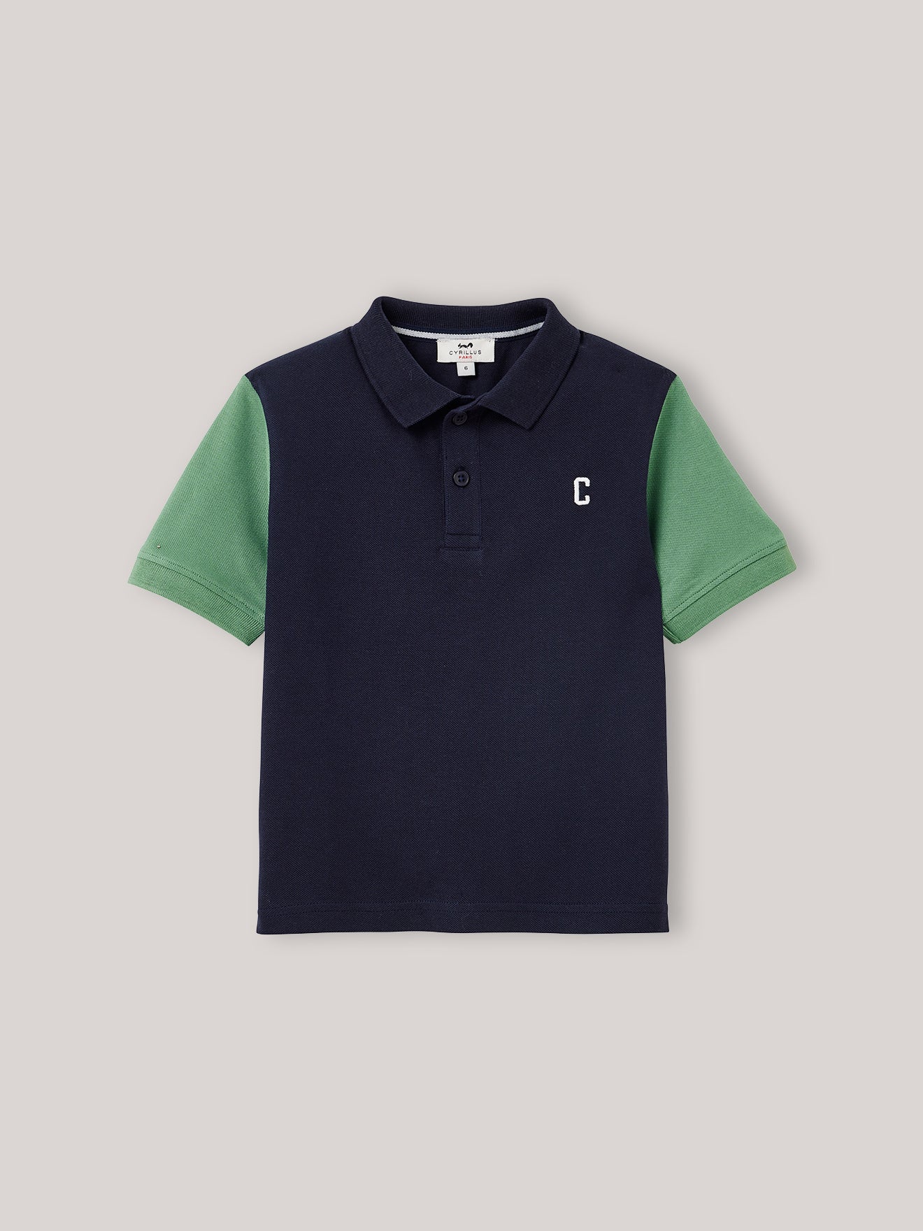 Jungen-Poloshirt aus Pikeestrick – Bio-Baumwolle