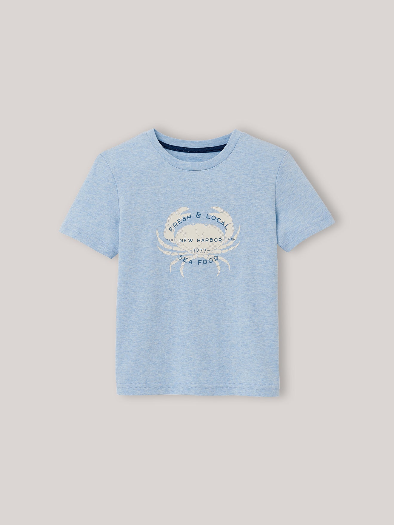 Jungen T-Shirt, meliert - Bio-Baumwolle