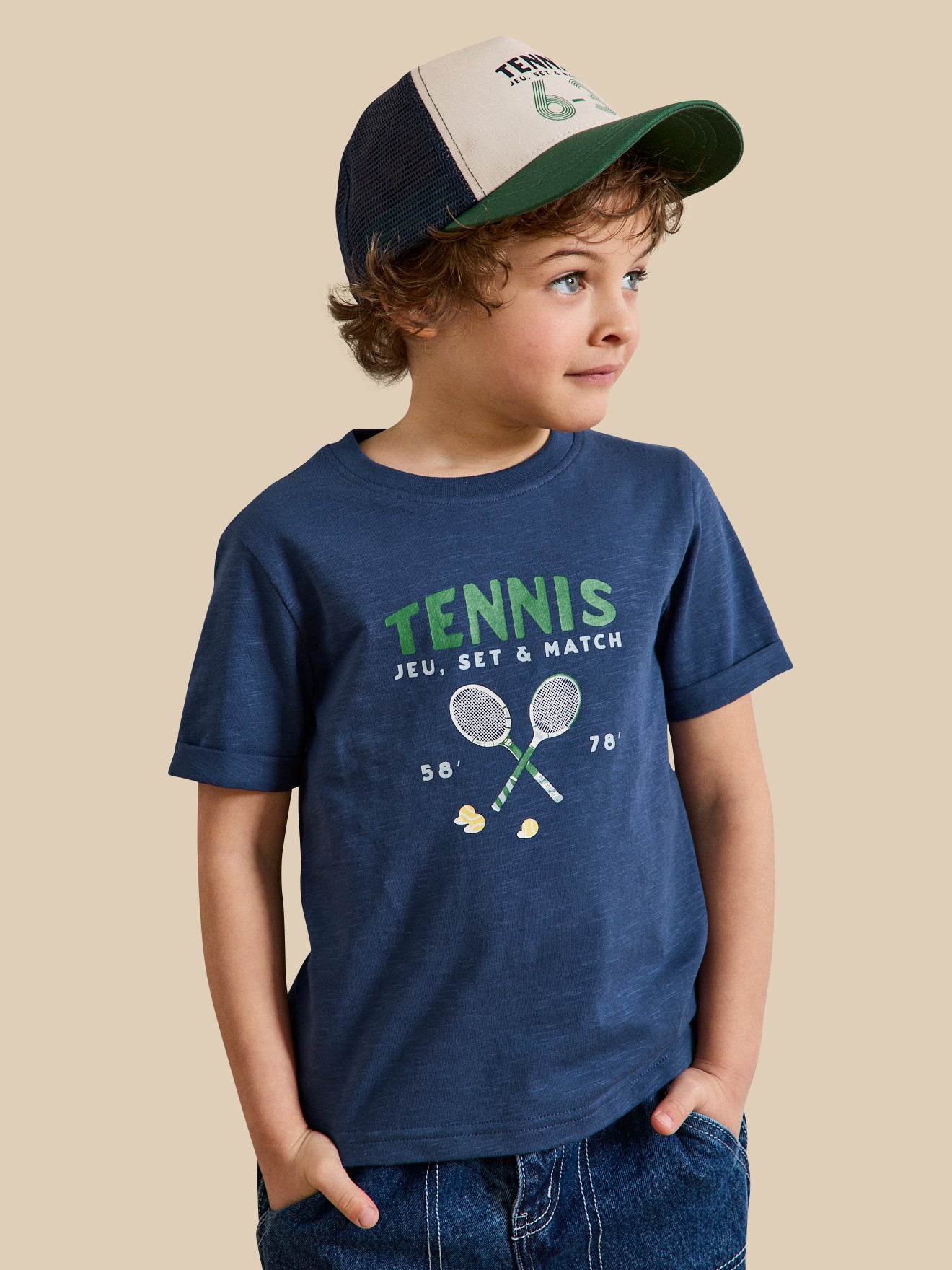 Jungen T-Shirt mit Druckmotiv – Bio-Baumwolle