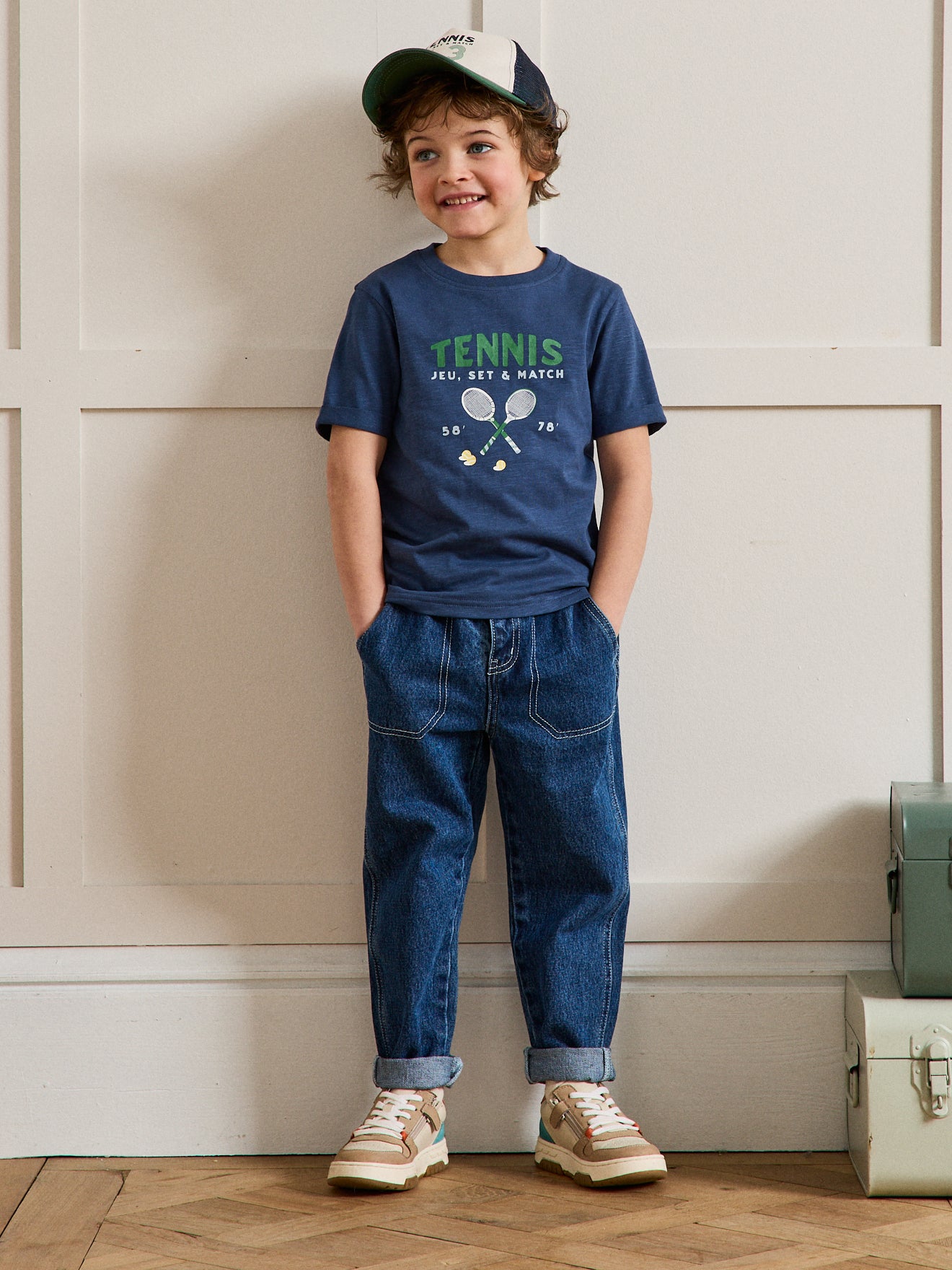 Jungen T-Shirt mit Druckmotiv – Bio-Baumwolle