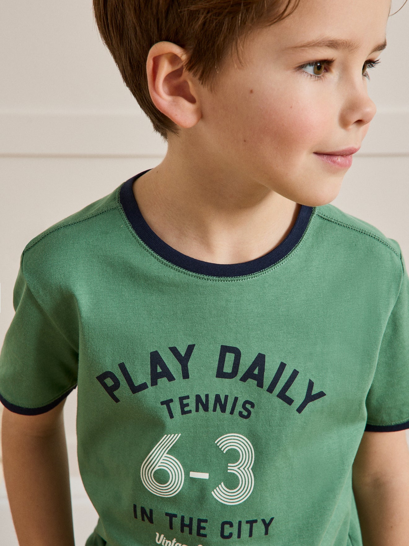 Jungen T-Shirt mit Druckmotiv – Bio-Baumwolle