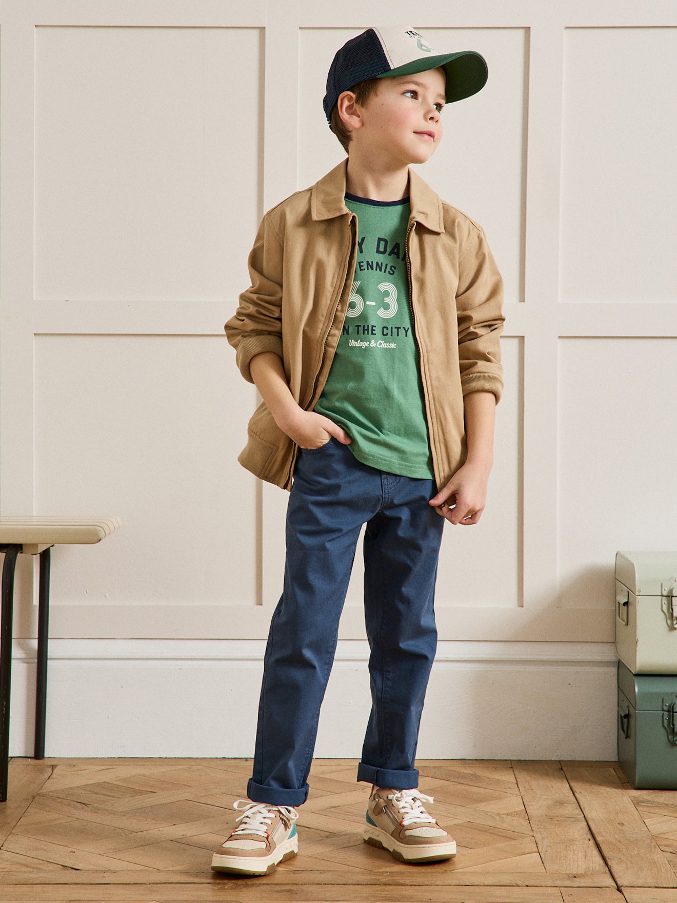 Jungen T-Shirt mit Druckmotiv – Bio-Baumwolle