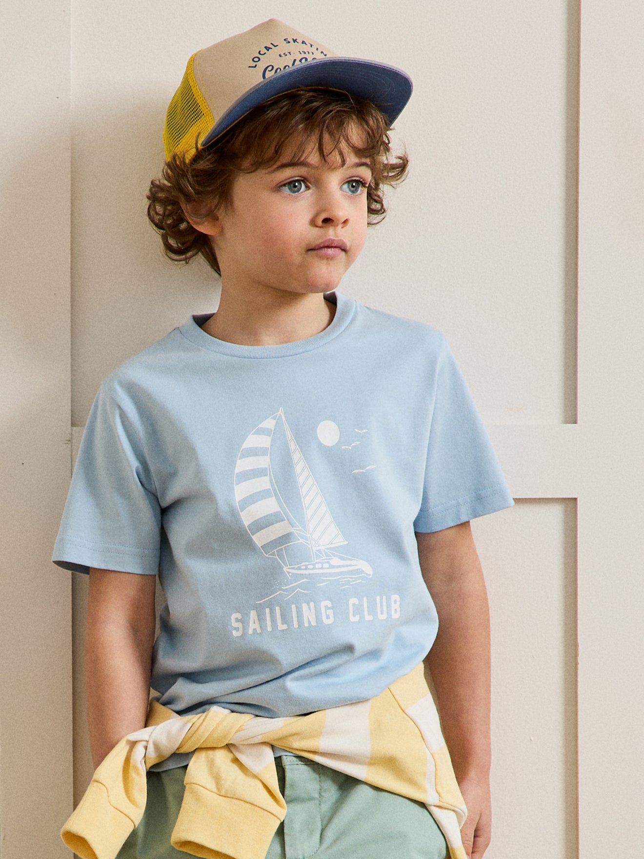 Jungen T-Shirt mit Druckmotiv – Bio-Baumwolle