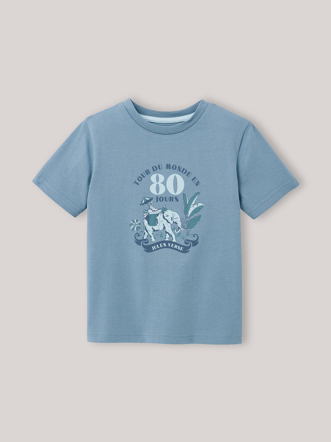 Kinder T-Shirt aus der Jules Verne Kollektion – Bio-Baumwolle