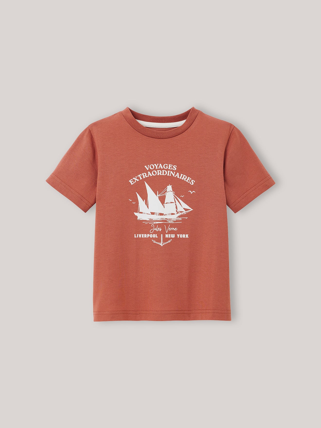 Kinder T-Shirt aus der Jules Verne Kollektion – Bio-Baumwolle