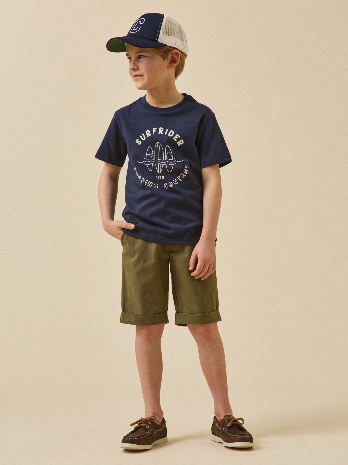 Jungen T-Shirt mit Druckmotiv – Bio-Baumwolle