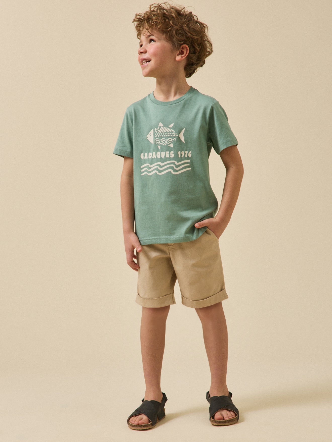 Jungen T-Shirt mit Druckmotiv – Bio-Baumwolle